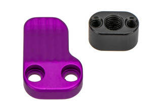 Timber Creek Outdoors extended AR 15 magazine release in purple finish